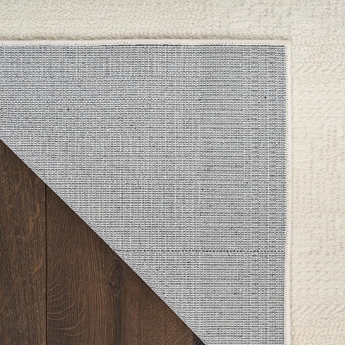 Nourison Home Nordic Ivory 5' x 7' Area Rug - Easy Clean, Non Shedding, Bed Room, Living Room, Dining Room, Kitchen (5' x 7')