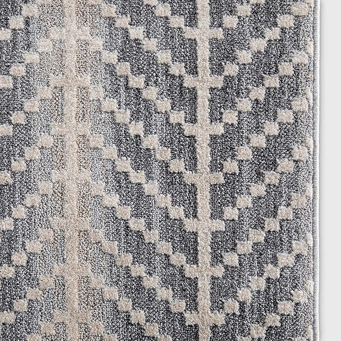 Well Woven Custom Size Hallway & Stair Runner- Harlow Rhodes Grey 31 Inches Wide x 99 Feet Long Runner (31" x 99') Runner Rug - Contemporary Design, Ultra-Soft, Easy-Clean