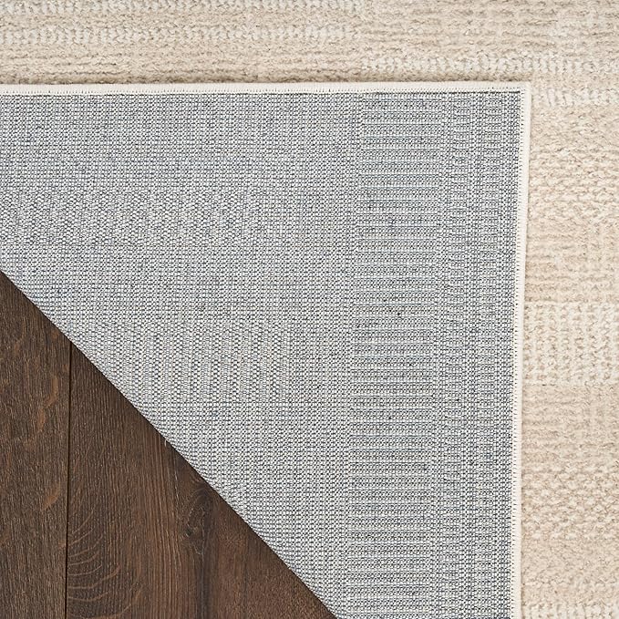 Nourison Home Nordic Taupe 2' x 6' Area Rug - Easy Clean, Non Shedding, Bed Room, Living Room, Dining Room, Kitchen (6' Runner)