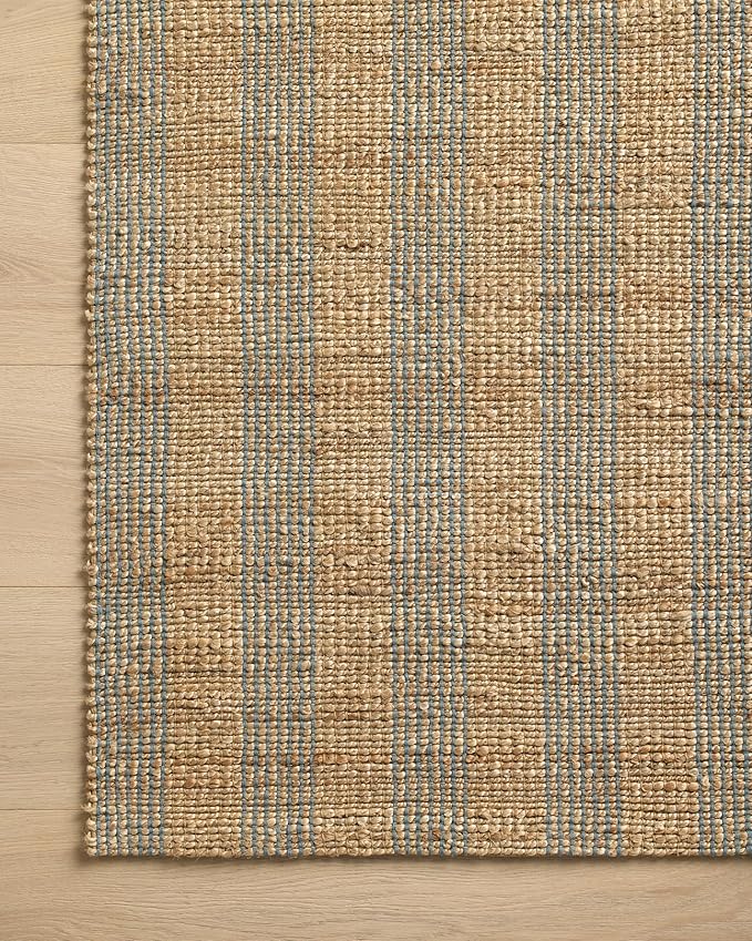 Loloi Chris Loves Julia Judy Collection JUD-04 Natural/Sky 9'-3" x 13' Area Rug