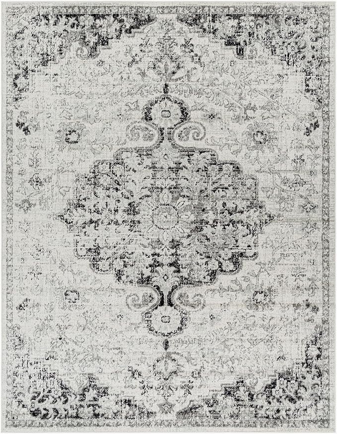 Livabliss Odelia Vintage Bohemian Area Rug,2' x 3',Black