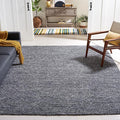SAFAVIEH Area Rug 9x12 - Natura Collection - Large - Dark Grey, Handmade Wool Blend, Textured Design, Ideal for Living Room, Bedroom, Dining Space (NAT620H)