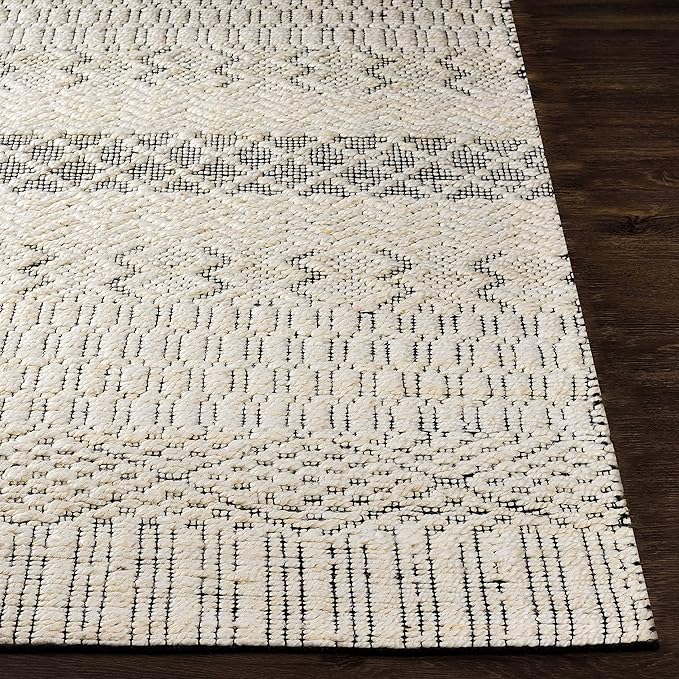 Mark&Day Area Rugs, 6x9 Greensburg Global Cream Area Rug, Cream Grey Carpet for Living Room, Bedroom or Kitchen (6' x 9')