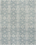 Dash and Albert Temple Wool Area Rug - 7.5 X 9.5 Ink Geometric Hand Micro Hooked Accent Rug - Durable, High Traffic Areas Hallway, Living Room, Stairs - Premium Luxury Hotel Quality Soft Breathable