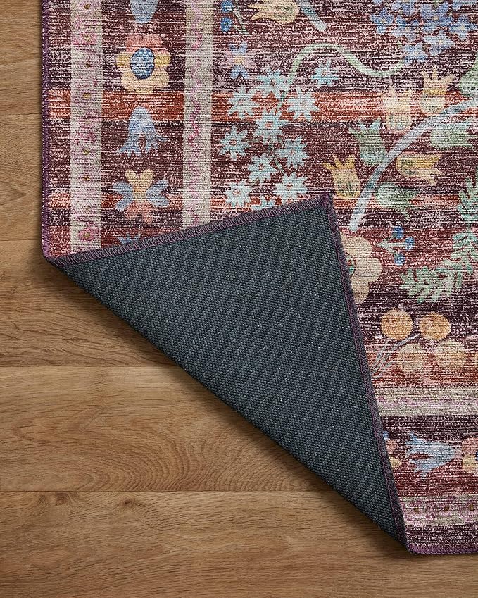 Loloi Rifle Paper Co. Maison Collection MAO-06 Red 8'-4" x 11'-6", .19" Pile Height, Area Rug