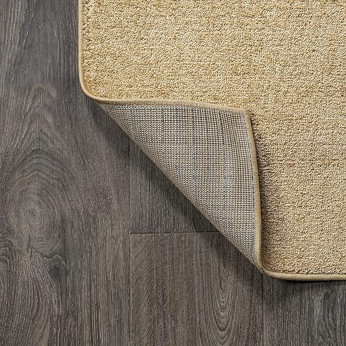 JONATHAN Y Haze Solid Low-Pile Mustard Indoor Area Rug 5x8, Coastal,Bohemian,Minimalist,Classic, Easy-Cleaning for Living Room,Bedroom,Kitchen,Pet Friendly,Non-Shedding (SEU100B-5)