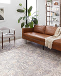 Loloi Skye Collection SKY-01 Grey/Apricot 2'-0" x 5'-0" Accent Rug