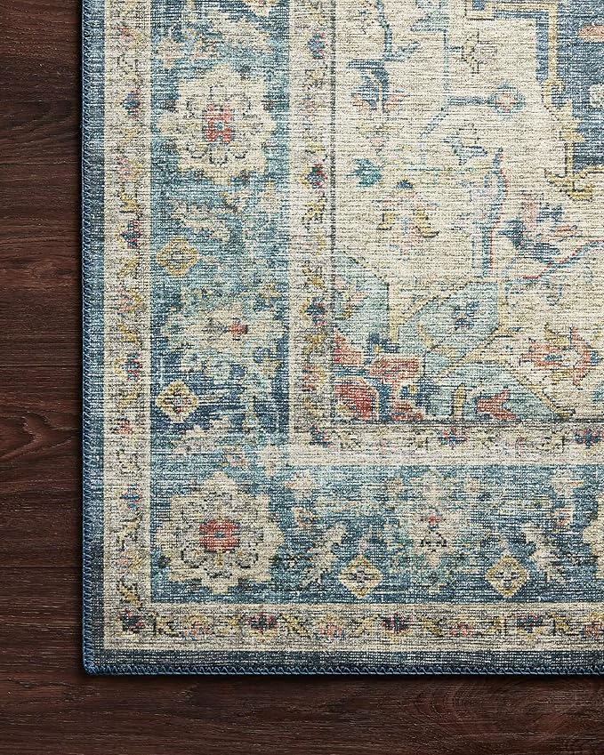 Loloi Skye Collection SKY-12 Ocean/Multi 9'-0" x 12'-0" Area Rug