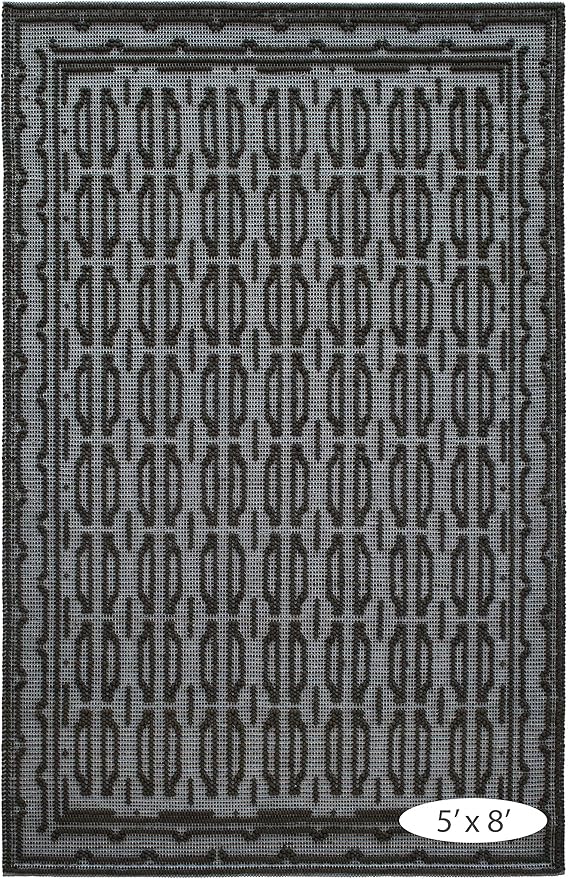 Dash and Albert Campbell Iron Handwoven Wool Rug, Runner-2.5 X 8 Feet, Neutral/Grey Geometric Pattern - Premium Luxury Hotel Quality Soft Breathable Hypoallergenic Machine Washable Easy Care All