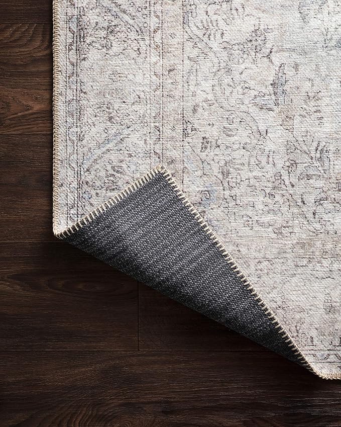 Loloi Loren Collection LQ-04 Silver/Slate 2'-3" x 3'-9" Accent Rug
