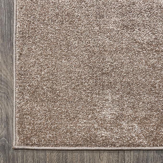 JONATHAN Y Haze Solid Low-Pile Brown Indoor Area Rug 6x9, Coastal,Bohemian,Minimalist,Classic, Easy-Cleaning for Living Room,Bedroom,Kitchen,Pet Friendly,Non-Shedding (SEU100J-6)