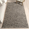 Nuloom Penelope Grey/Brown, 7'6" x 9'6", Hand-Braided, Wool & Cotton, Soft and Textured, High Traffic, Stain Resistant, Easy Clean, Durable Area Rug for Bedroom, Living Room, Dining, Entryway