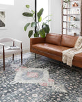Loloi Skye Collection SKY-02 Charcoal/Multi 6'-0" x 9'-0" Area Rug