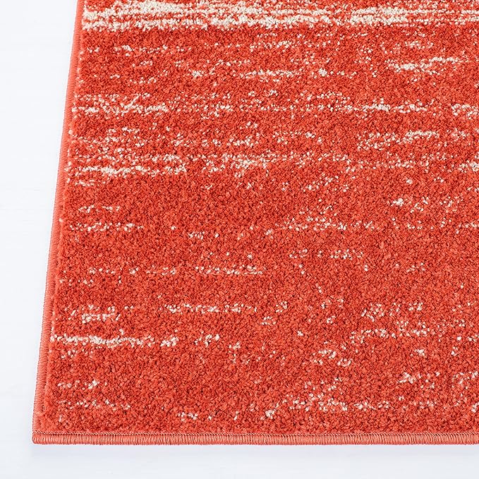 SAFAVIEH Adirondack Collection Accent Rug - 2'6" x 4', Orange & Grey, Modern Ombre Design, Non Shedding & Easy to Clean, Ideal for Front Door, Kitchen, Entryway, Accent Space (ADR113P)