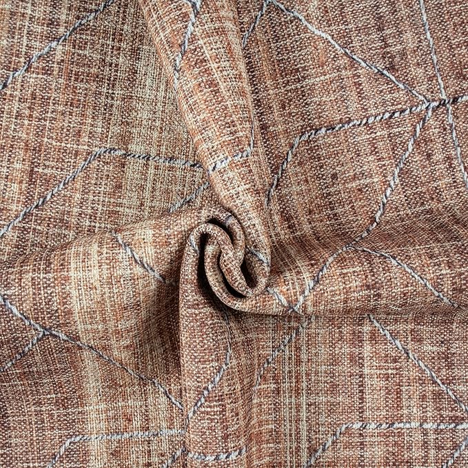 GLN Rugs Contemporary Collection - Machine Washable Area Rug, Contemporary Washable, Non Slip, Low Pile Chenille Rug, Living Room, Bedroom, Kitchen Rug (2'6" x 10' Terra/Brown)