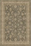 Kuden 6x9 Area Rug, Machine Washable Area Rug with Non-Slip Backing, Vintage Style, Soft, Easy Clean, Low Pile Rug for Living Room, Bedroom, Dining Room