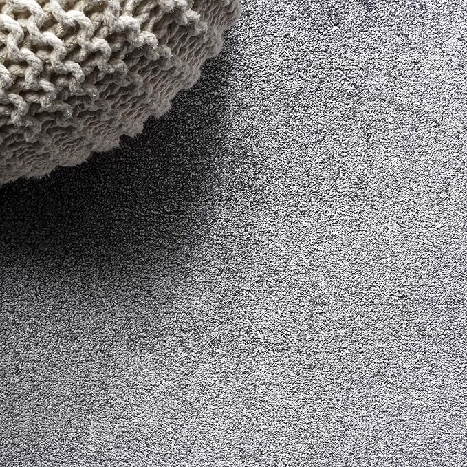 JONATHAN Y Haze Solid Low-Pile Gray Runner Rug 2x10, Coastal,Bohemian,Minimalist,Classic, Easy-Cleaning for Living Room,Bedroom,Kitchen,Pet Friendly,Non-Shedding (SEU100A-210)