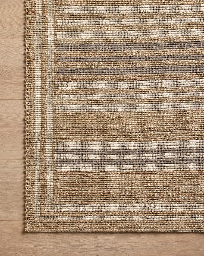 Loloi Chris Loves Julia Judy Collection JUD-03 Natural/Dove 9'-3" x 13' Area Rug