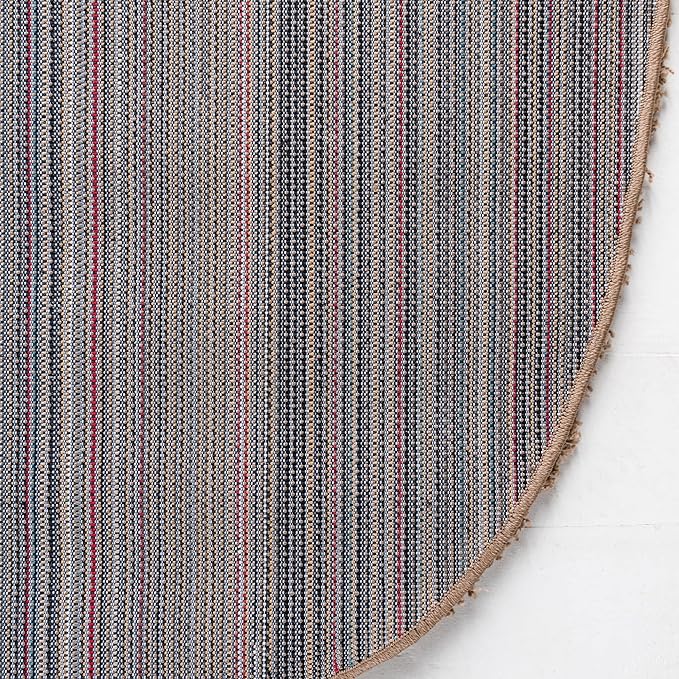 Unique Loom Solid Shag Collection Area Rug (5' 1" x 8' Oval, Sandy Brown)