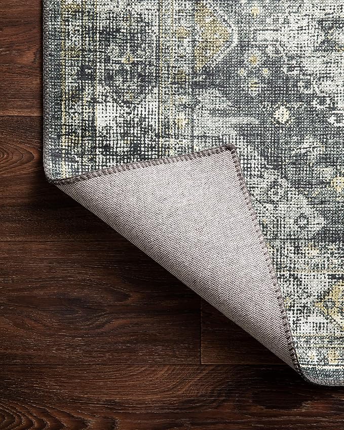 Loloi II Skye Collection SKY-09 Graphite/Silver 2'-3" x 3'-9" Accent Rug