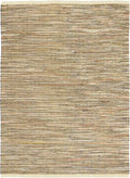 SAFAVIEH Rag Rug Collection X-Large Area Rug - 11' x 15', Yellow & Multi, Handmade Boho Stripe Cotton, Ideal for High Traffic Areas in Living Room, Bedroom (RAR121H)