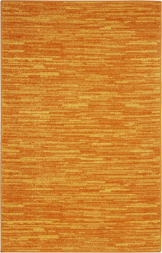 Nourison Home Nourison Essentials Sunburst 3' x 5' Area Rug - Easy Clean, Non Shedding, Bed Room, Living Room, Dining Room, Kitchen (3' x 5')