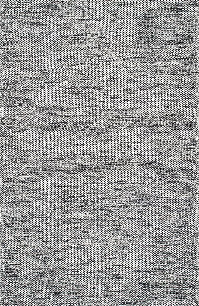 nuLOOM Alessi Solid Farmhouse Cotton Area Rug, 3x5, Grey