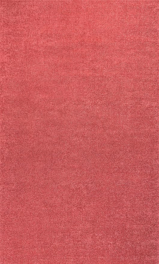 JONATHAN Y Haze Solid Low-Pile Red Indoor Area Rug 12x15, Coastal,Bohemian,Minimalist,Classic, Easy-Cleaning for Living Room,Bedroom,Kitchen,Pet Friendly,Non-Shedding (SEU100E-15)
