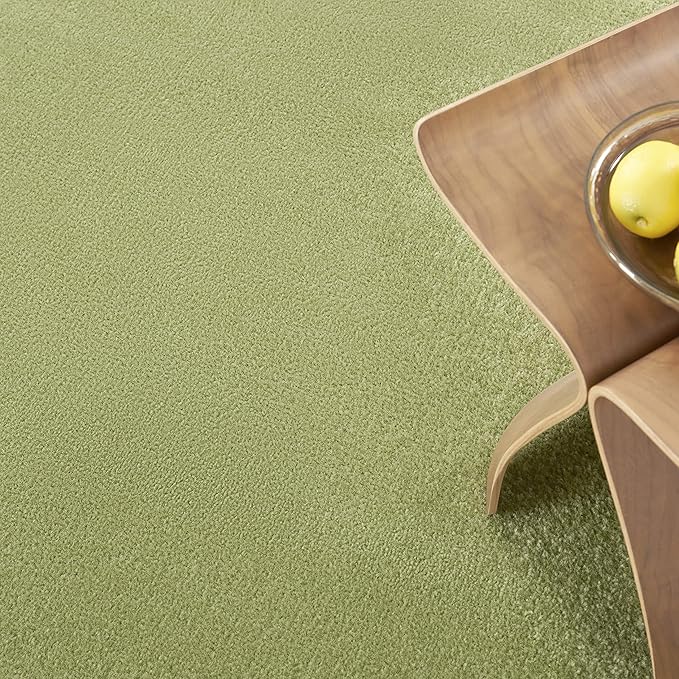 Nourison Home Nourison Essentials Green 7' x Square Area Rug - Easy Clean, Non Shedding, Bed Room, Living Room, Dining Room, Kitchen (7' x Square)