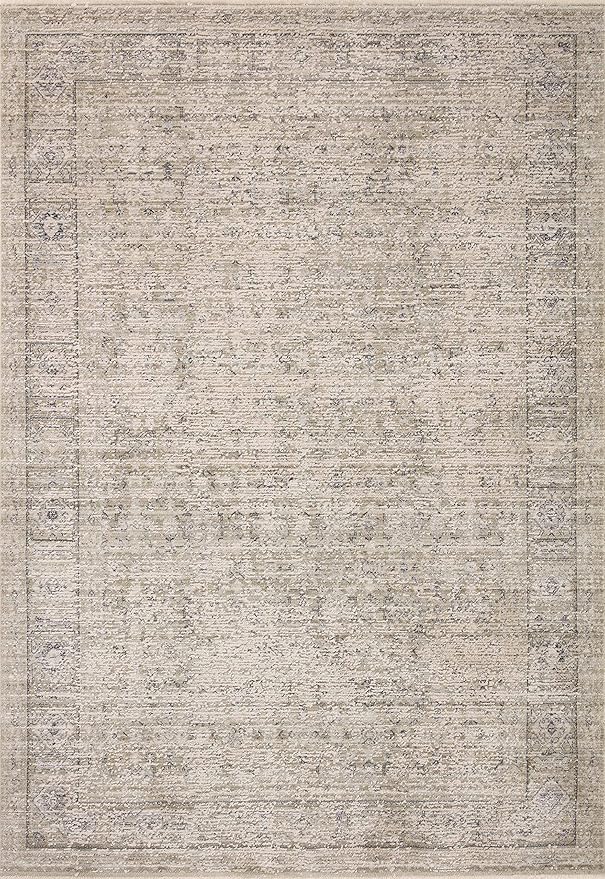 Loloi Amber Lewis Alie Collection ALE-03 Taupe/Dove 11'-6'' x 15'-7'', .13'' Pile Height, Area Rug