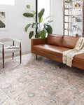 Loloi Skye Collection SKY-01 Blush/Grey 9'-0" x 12'-0" Area Rug