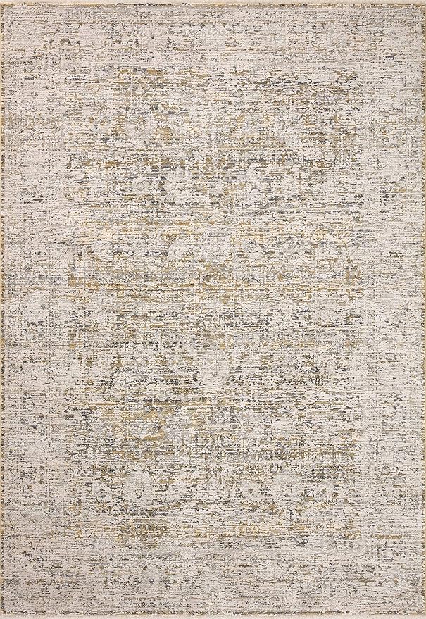 Loloi Amber Lewis Alie Collection ALE-05 Gold/Beige 7'-10'' x 10', .13'' Pile Height, Area Rug