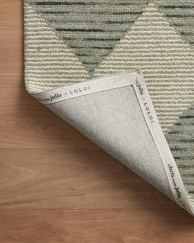 Loloi Chris Loves Julia Francis Collection FRA-01 Spa/Granite 2'-0" x 5'-0" Accent Rug