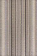 Dash & Albert Axiom Navy Machine Washable Rug, 9.5 X 13.5 Feet, Blue/Ivory Stripe Pattern