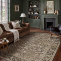 HUGEAR 6x9 Machine Washable Rugs Brown Hallway Large Area Rug Indoor Accent Rug Floral Low Pile Carpet Soft Throw Aesthetic Rug Bedroom Living Room Office Dining Room Kitchen Laundry Room