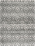 SAFAVIEH Adirondack Collection Area Rug - 6' x 9', Ivory & Dark Green, Geometric Design, Non-Shedding & Easy Care, Ideal for High Traffic Areas in Living Room, Bedroom, Dining (ADR131W-6)