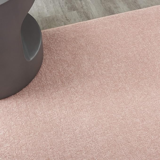 Nourison Home Nourison Essentials Pink 6' x 9' Area Rug - Easy Clean, Non Shedding, Bed Room, Living Room, Dining Room, Kitchen (6' x 9')