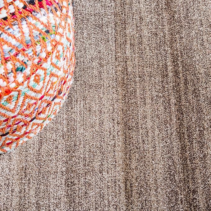 Rugs.com Angelica Collection Rug – 7' x 10' Light Brown Medium Rug Perfect for Bedrooms, Dining Rooms, Living Rooms
