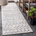 JONATHAN Y MOH101B-216 Moroccan HYPE Boho Vintage Diamond 2 ft. x 16 ft Runner-Rug, Bohemian, Southwestern, Casual, Transitional, Pet Friendly, Non Shedding, Stain Resistant, Easy-Cleaning, Cream/Gray
