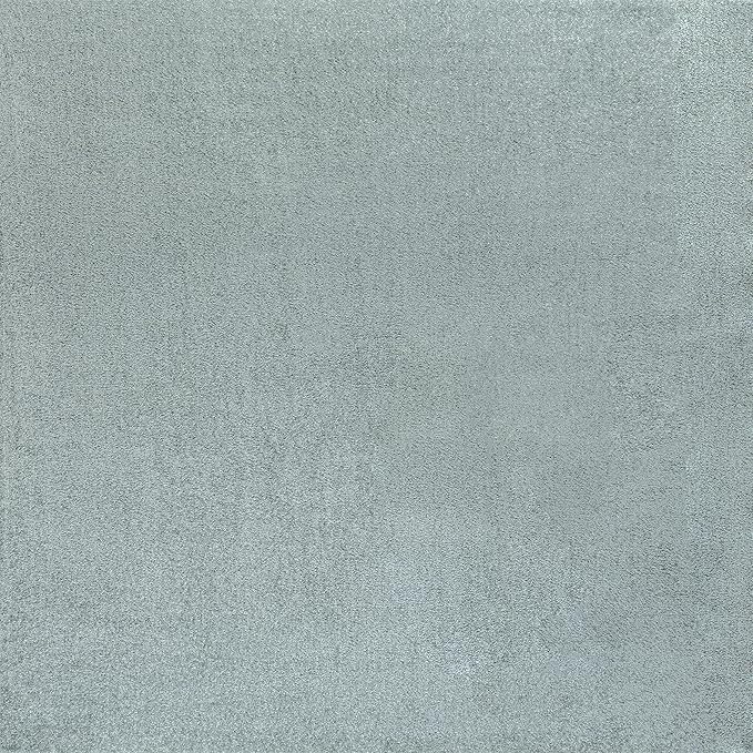 Eyely UES100S-9SQ Supersoft Haze Solid Low-Pile Indoor Area Rug, Coastal, Bohemian, Minimalist, Classic, Casual for Bedroom,Kitchen,Living Room,Non Shedding,Easy-Washing, Blue, 9' Square