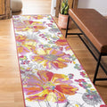 Rugshop Modern Bright Flowers Non-Slip (Non-Skid) Area Rug Runner 2' X 7' (22" X 84") Multi
