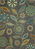 Maples Rugs Reggie Floral Area Rugs for Living Room & Bedroom [Made in USA], Multi, 5 x 7