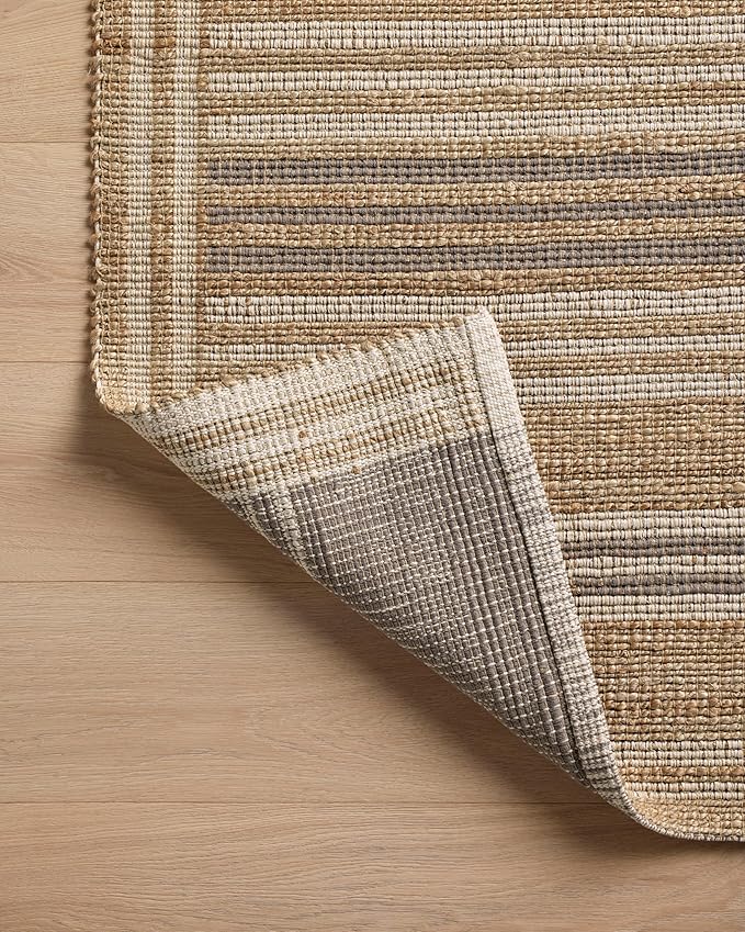 Loloi Chris Loves Julia Judy Collection JUD-03 Natural/Dove 8'-6" x 11'-6" Area Rug
