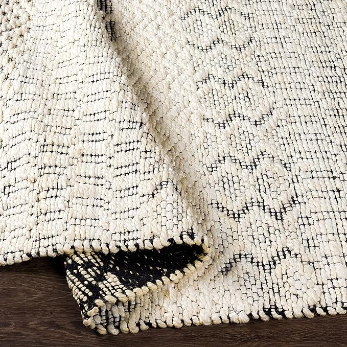 Mark&Day Area Rugs, 9x12 Greensburg Global Cream Area Rug, Cream Grey Carpet for Living Room, Bedroom or Kitchen (8'10" x 12')