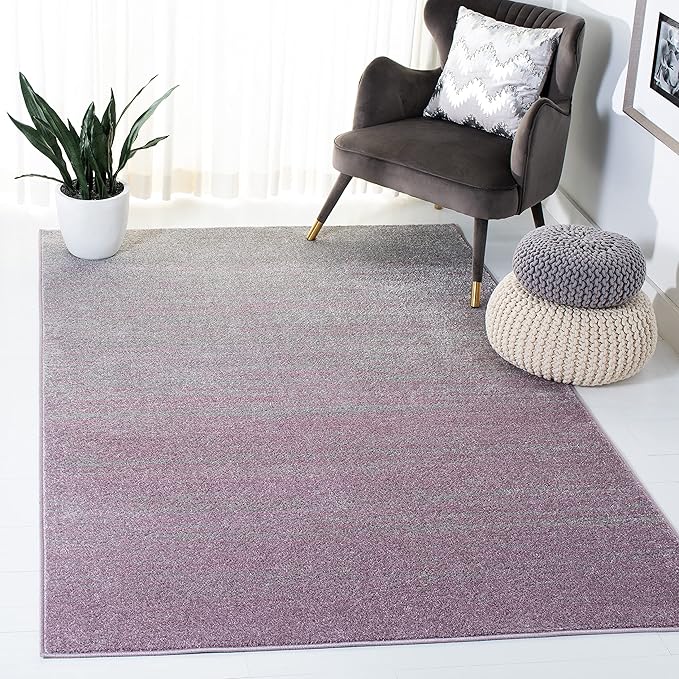 SAFAVIEH Area Rug 3x5 - Adirondack Collection - Purple & Green, Modern Ombre Design, Non Shedding & Easy to Clean, Ideal for Living Room, Bedroom, Office, Dining Space (ADR113V)