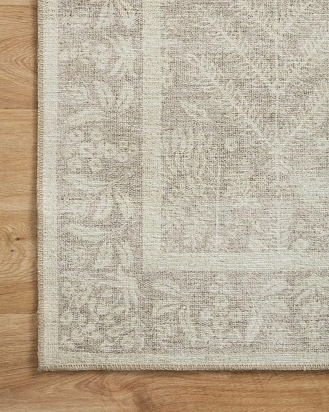 Loloi Rifle Paper Co. Maison Collection MAO-02 Bough Natural 2'-6" x 7'-6", .19" Pile Height, Runner Rug
