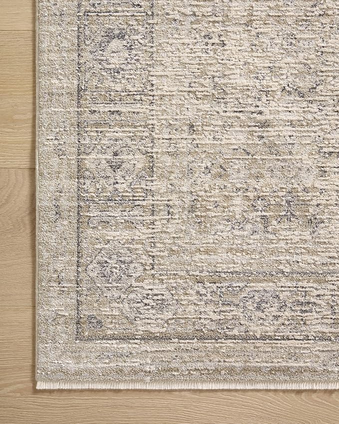 Loloi Amber Lewis Alie Collection ALE-03 Taupe/Dove 11'-6'' x 15'-7'', .13'' Pile Height, Area Rug