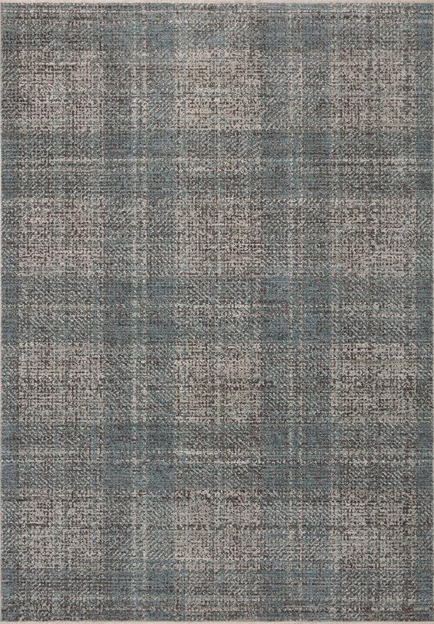 Loloi Angela Rose Ember Collection EMB-09 Denim/Charcoal 5'-3" x 7'-6" Area Rug