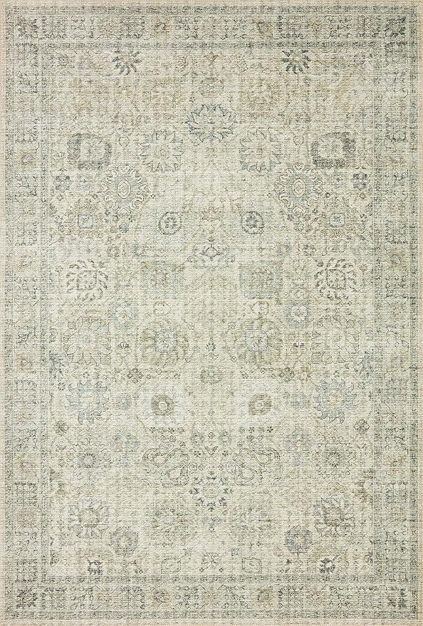 Loloi Skye Collection SKY-14 Natural/Sage 2'-6" x 10'-0" Runner Rug