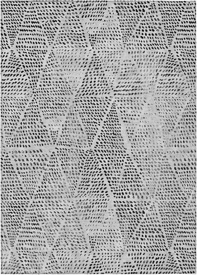 Addison Rugs Chantille ACN591 Pewter 10' x 14' Indoor Outdoor Area Rug, Easy Clean, Machine Washable, Non Shedding, Bedroom, Living Room, Dining Room, Kitchen, Patio Rug